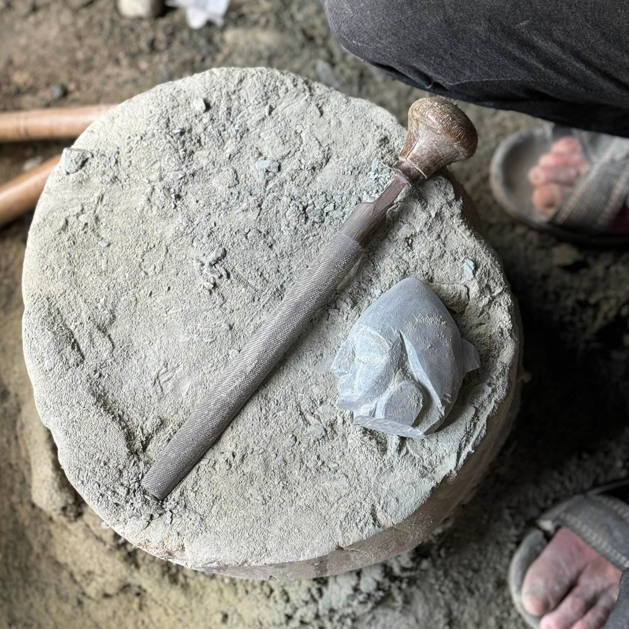 El Yapımı Serpantin Taşlı Yay Burcu Kolyesi