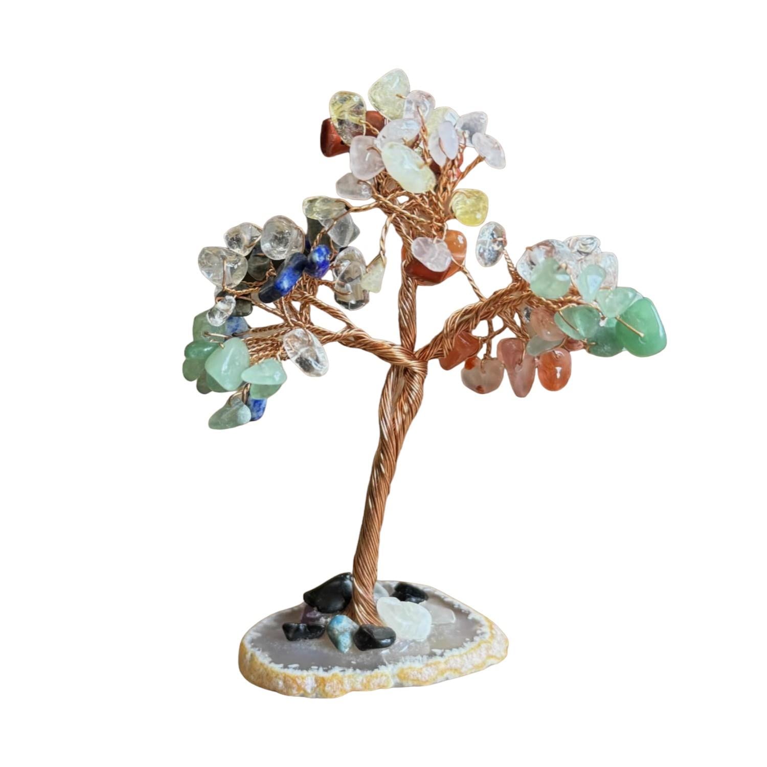 Kristal Kök (7 Çakra Taşı Hayat Ağacı)