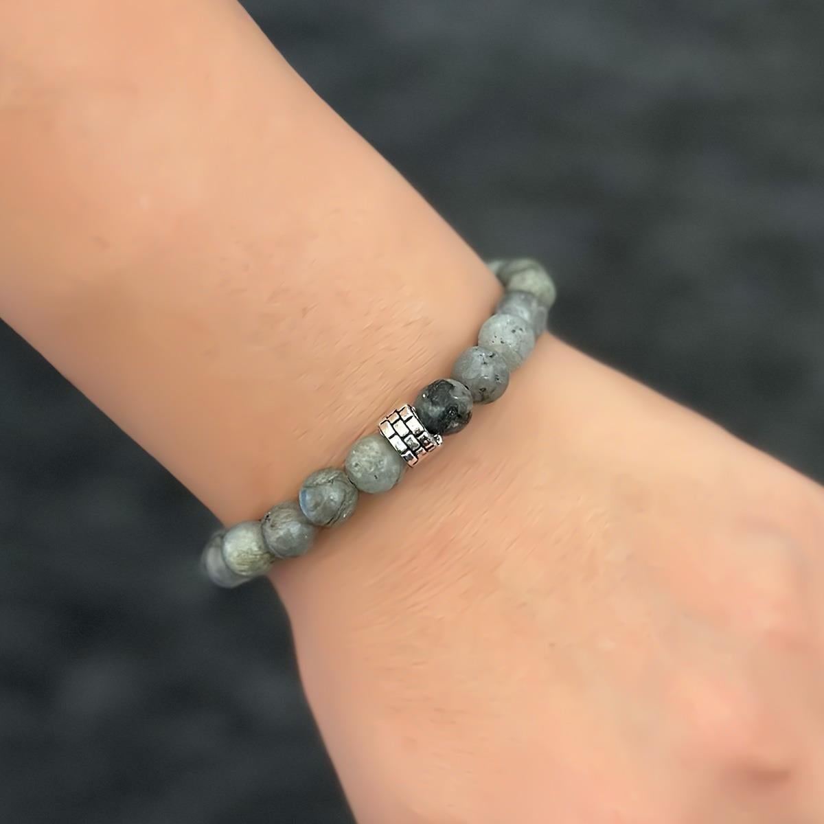 Labradorit Taşı Bileklik