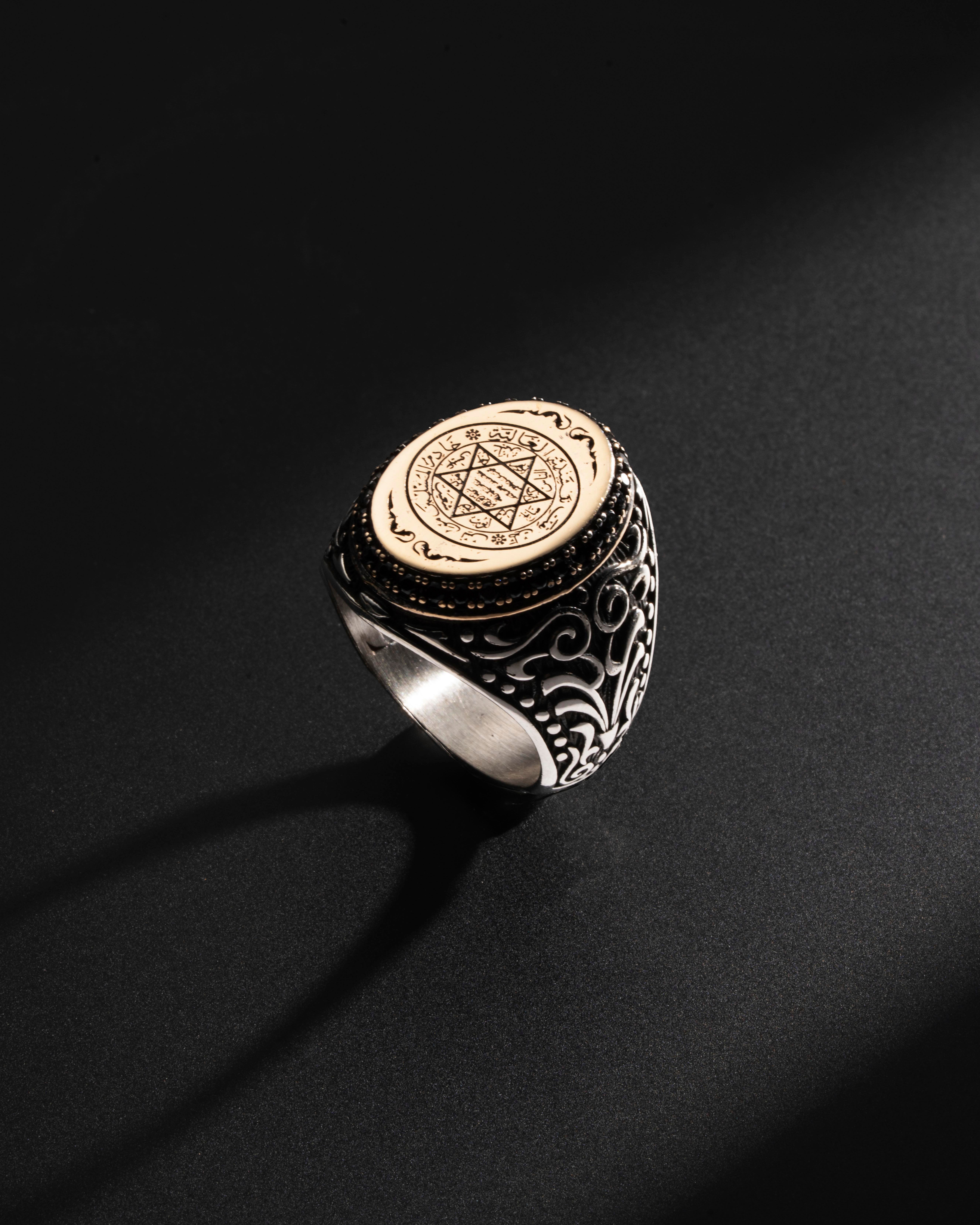 Süleyman'ın Mührü – Dalgalar İçinde | 925 Ayar Gümüş Yüzük