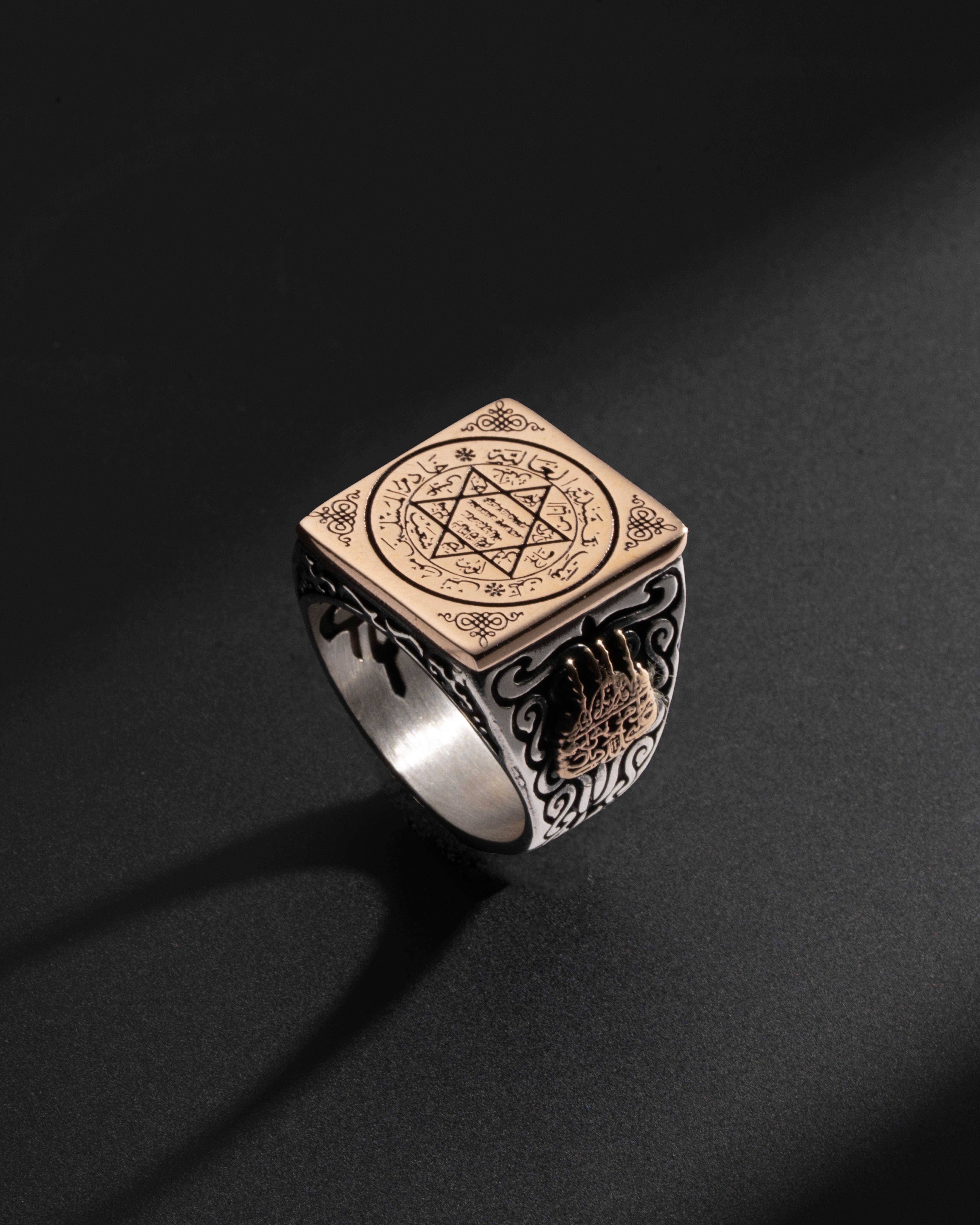 Süleyman'ın Mührü – Tuğra Nizamı | 925 Ayar Gümüş Yüzük