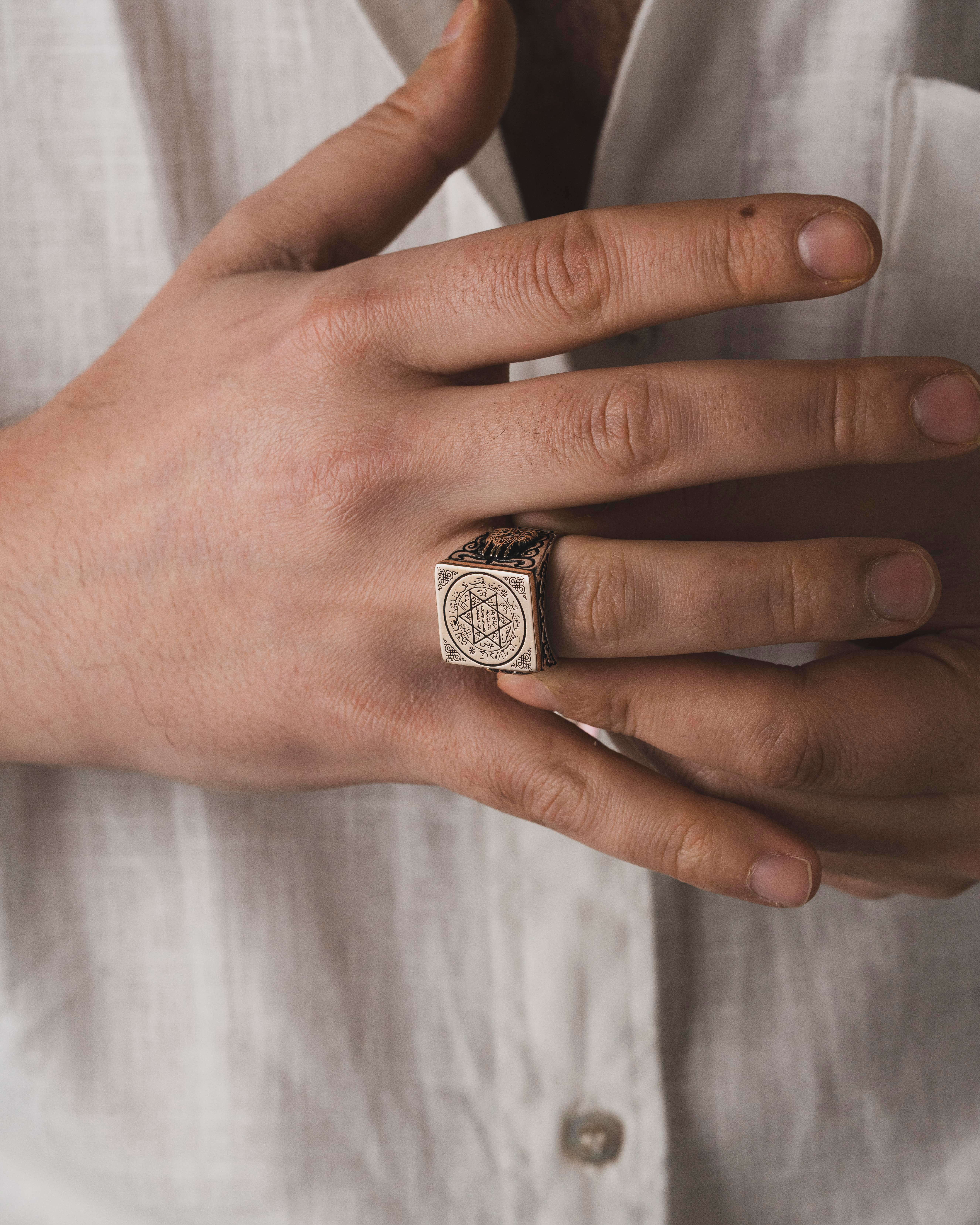 Süleyman'ın Mührü – Tuğra Nizamı | 925 Ayar Gümüş Yüzük