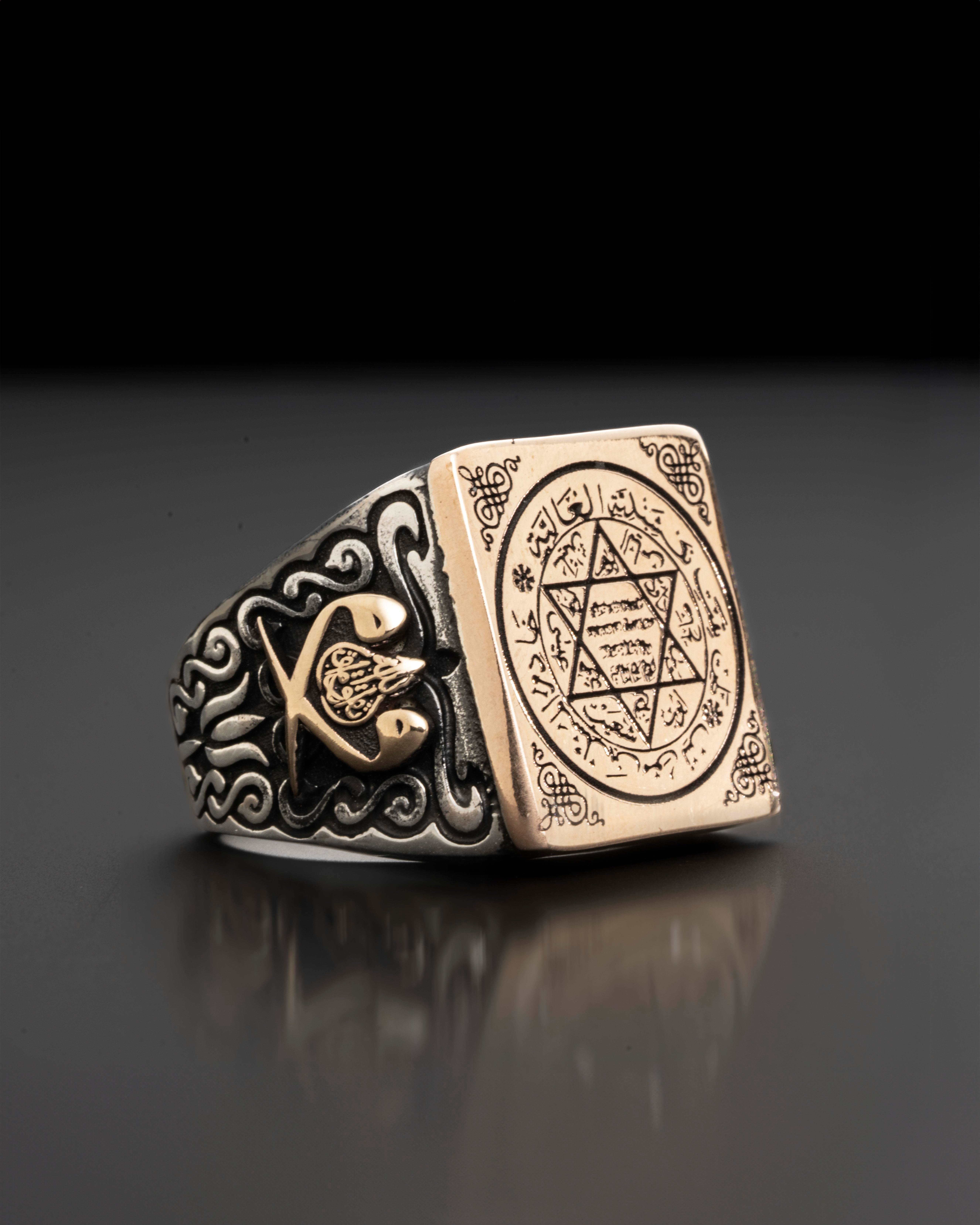 Süleyman'ın Mührü – Tuğra Nizamı | 925 Ayar Gümüş Yüzük