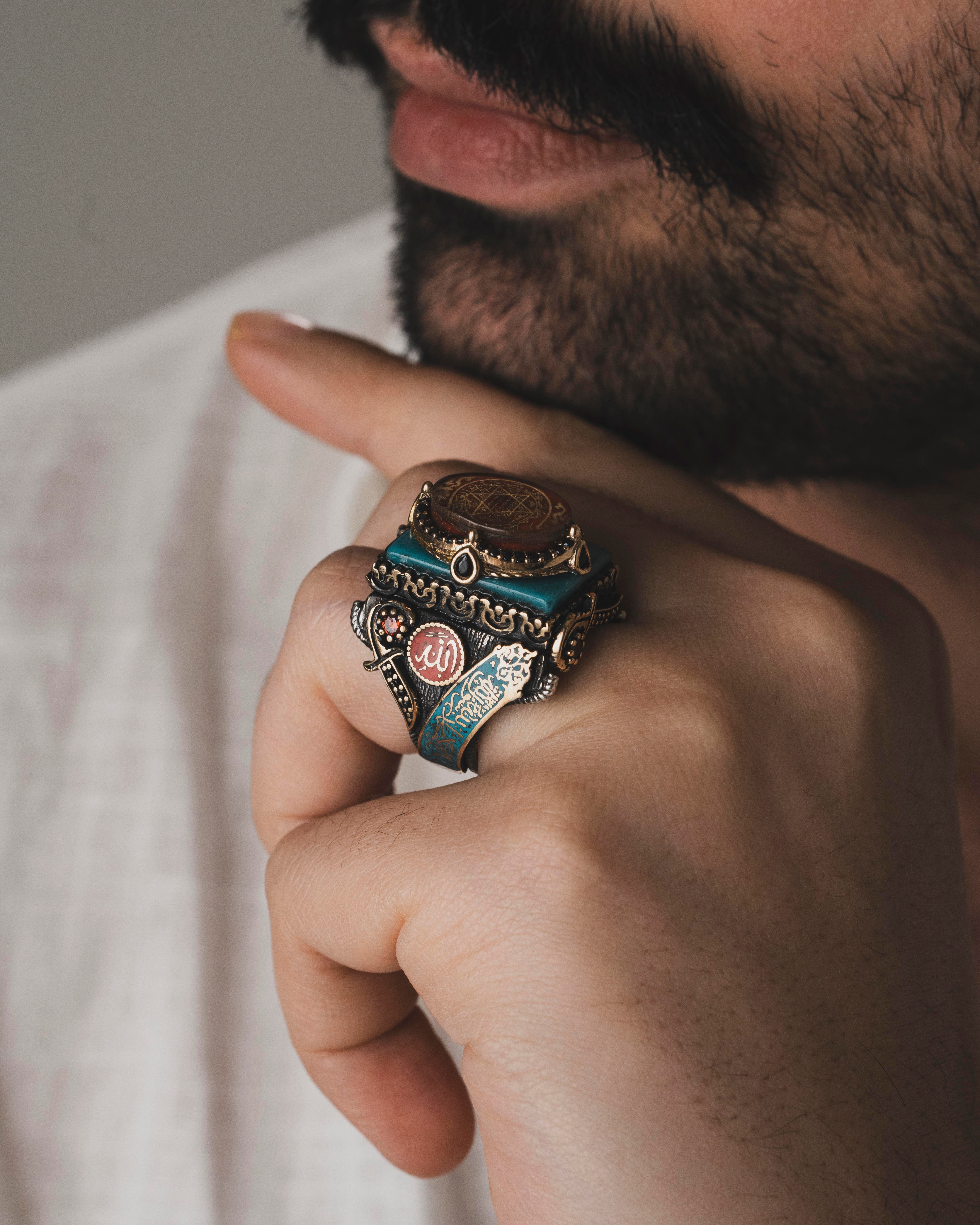 Süleyman'ın Zırhı – Kutsal İzler | 925 Ayar Gümüş Yüzük