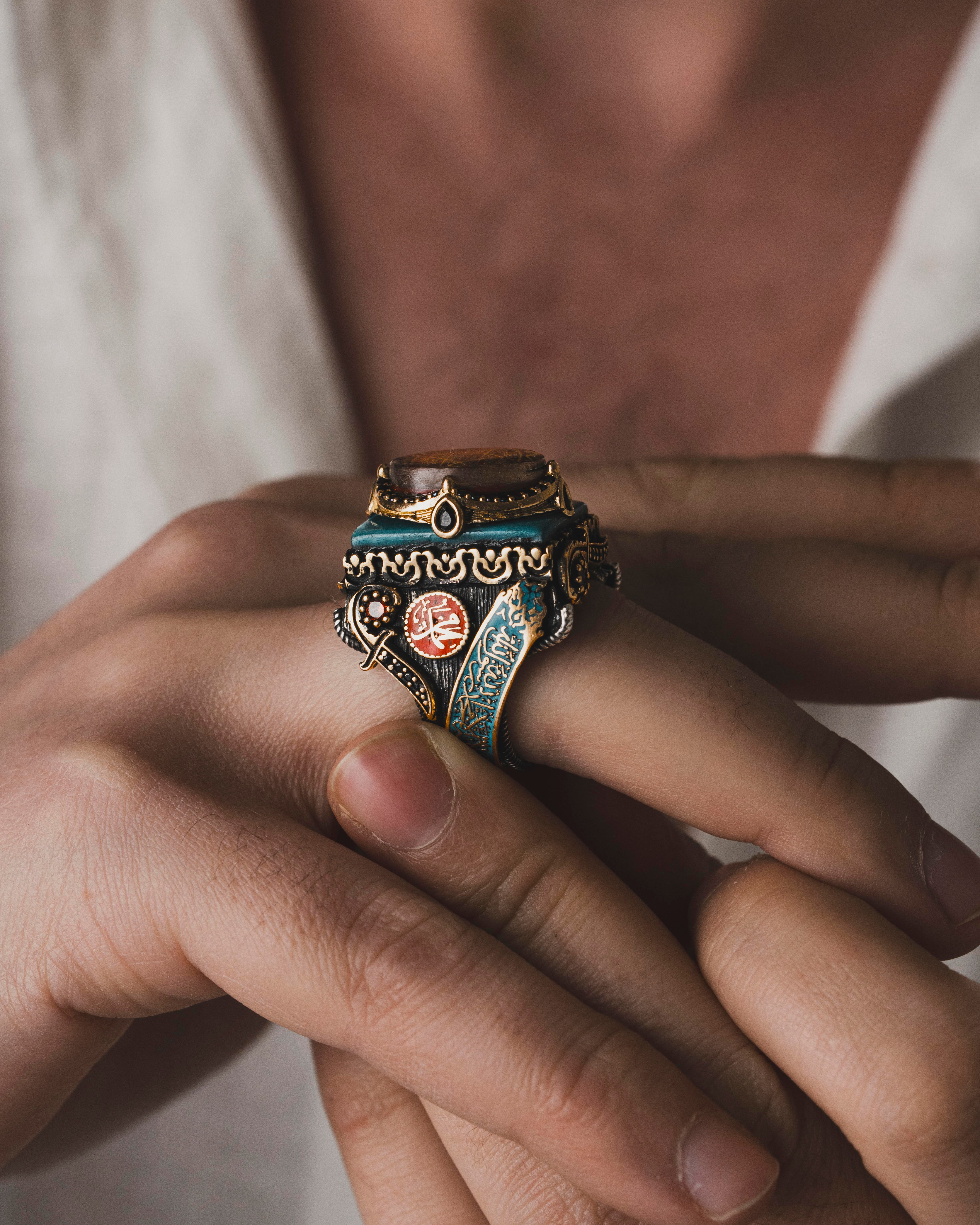 Süleyman'ın Zırhı – Kutsal İzler | 925 Ayar Gümüş Yüzük