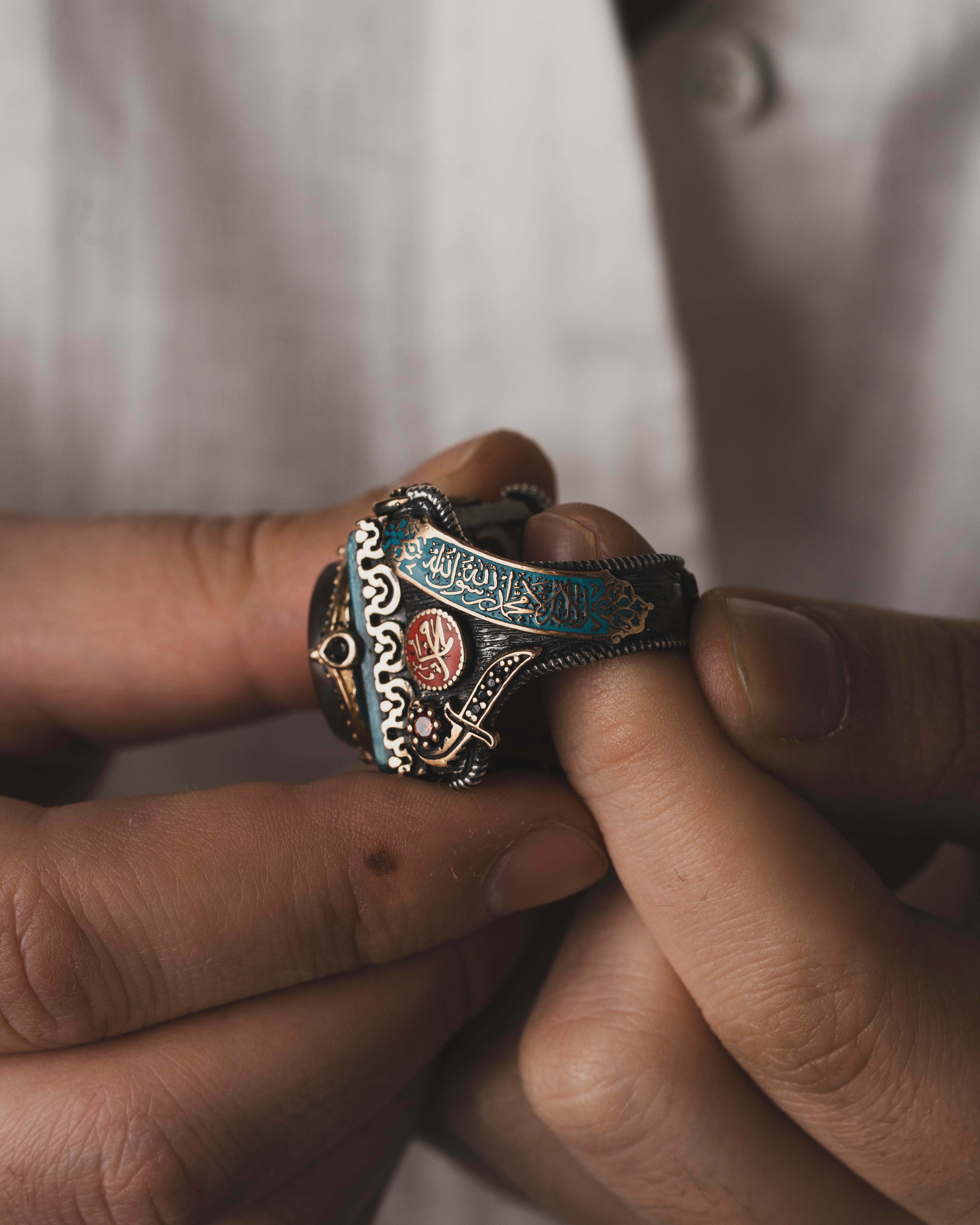 Süleyman'ın Zırhı – Kutsal İzler | 925 Ayar Gümüş Yüzük