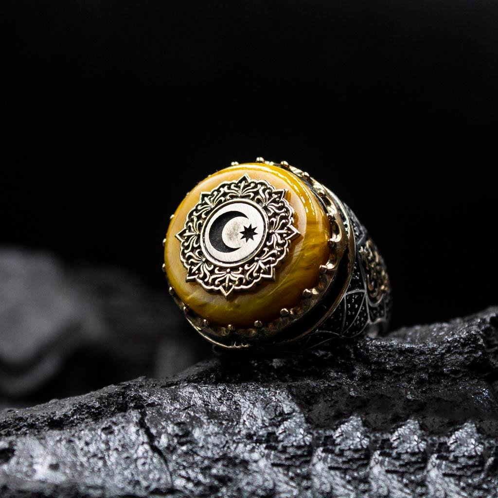 Tarihe Dokunuş Serisi – Hilafet 925 Ayar Gümüş Yüzük