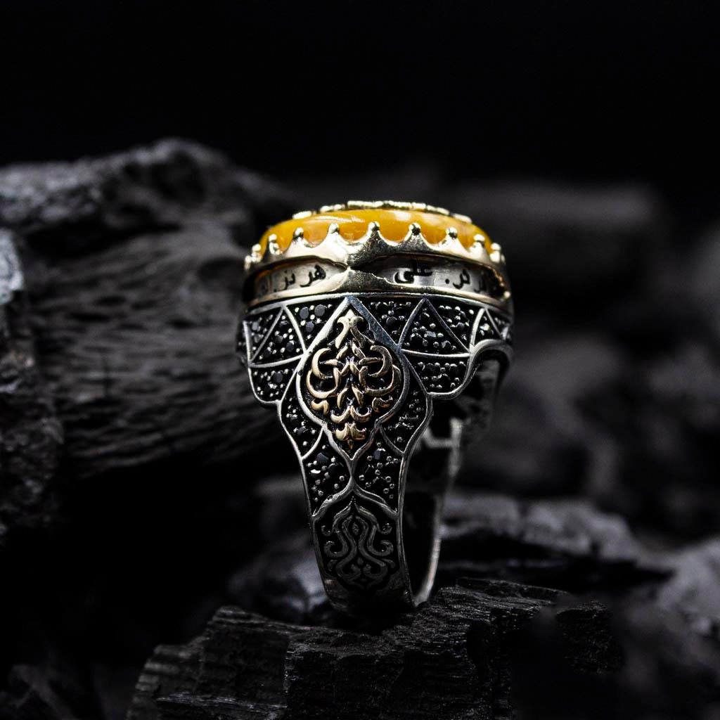 Tarihe Dokunuş Serisi – Hilafet 925 Ayar Gümüş Yüzük