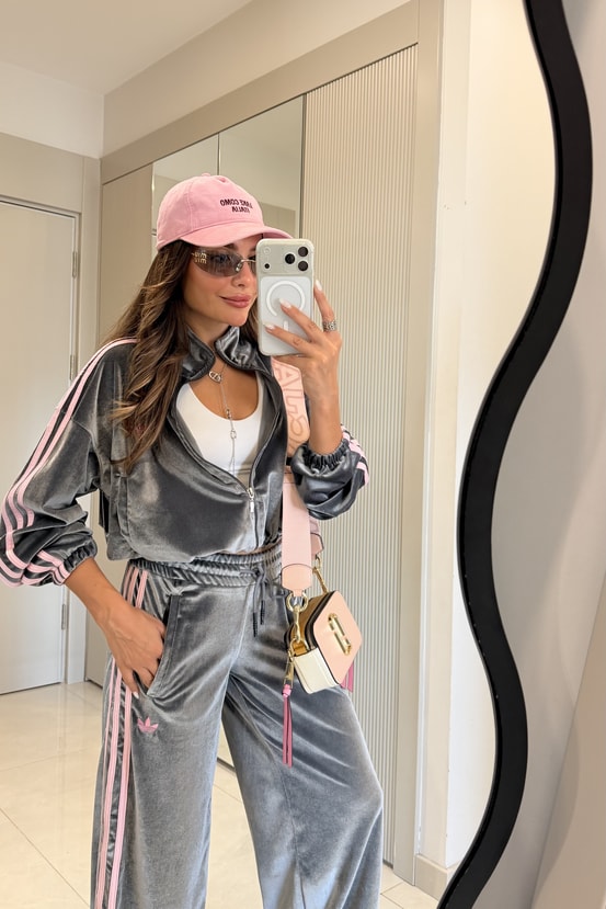 Adelina Antrasit Kadife Marka Model Takım