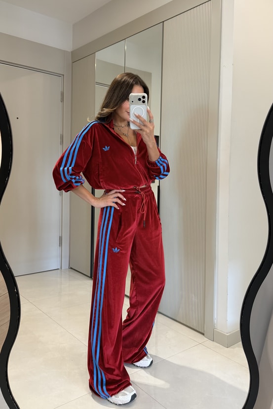 Adelina Kırmızı Kadife Marka Model Takım