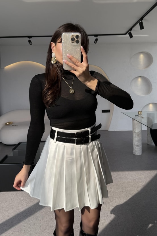 Avril Siyah Transparan Basic Body