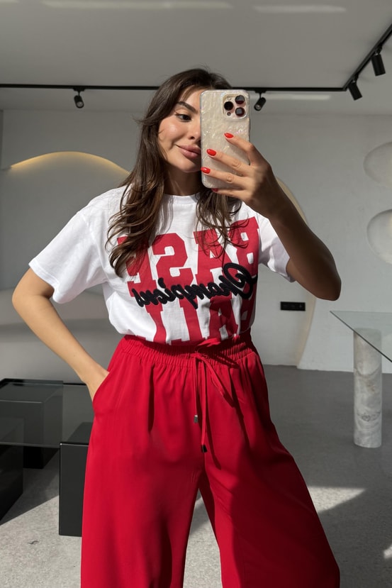 Baseball Yazılı Tshirt 