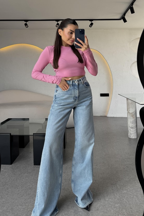 Brodhe Pembe Uzun Kollu Crop