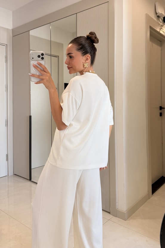 Crocod Beyaz Marka Model Modal Takım
