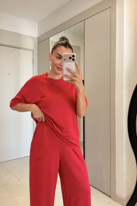 Crocod Kırmızı Marka Model Modal Takım