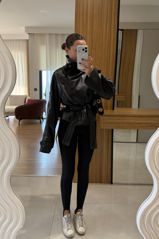 Evans Deri Dik Yaka Ceket