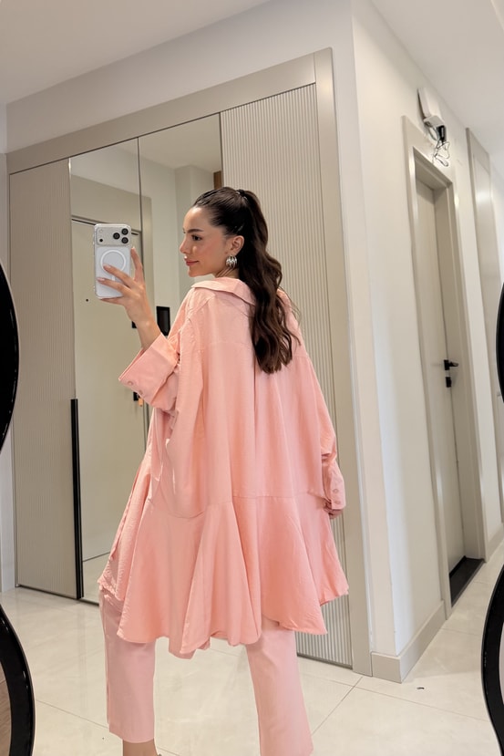 Florian Pembe Oversize Takım
