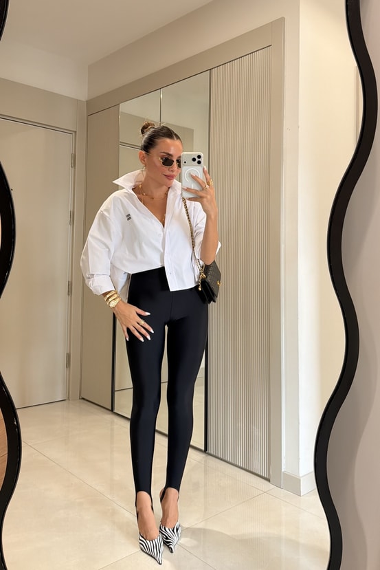 Katherina Beyaz Marka Model Poplin Gömlek