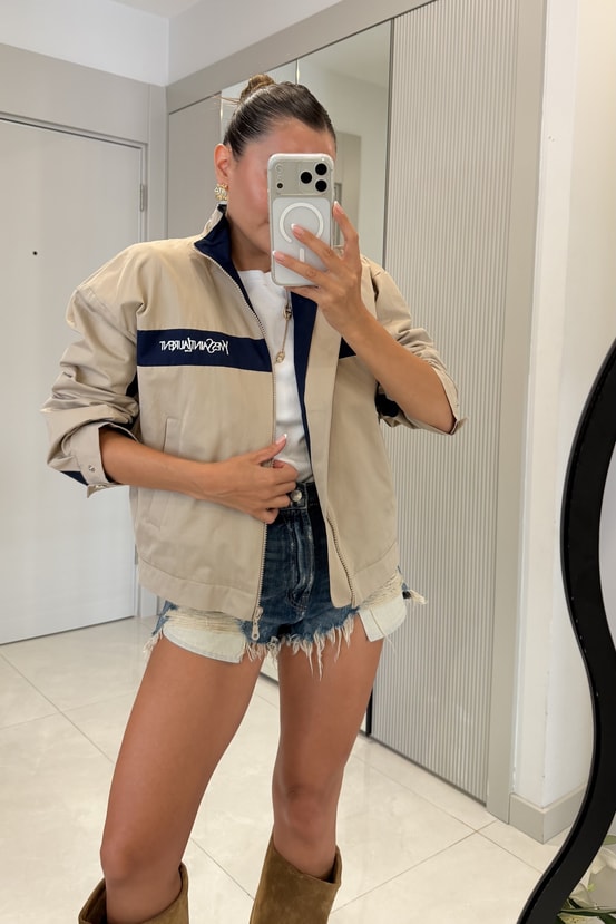 Laurent Şerit Detaylı Marka Model Ceket