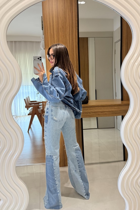 Morian Mavi Patchwork Model Jean