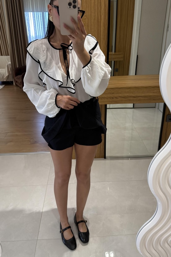 Peluna Piliseli Şort Etek