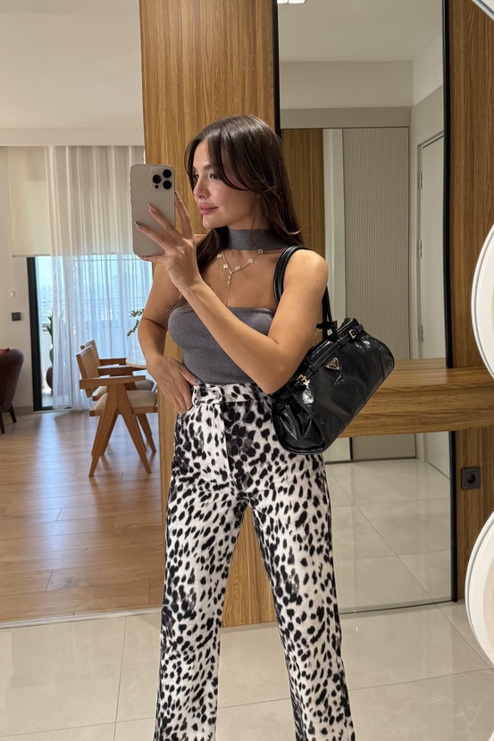 Rivus Antrasit Boyundan Askılı Bluz