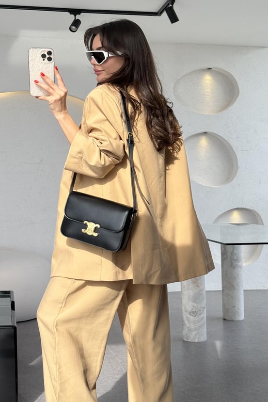 Ruper Camel Ceket Pantolon Premium Takım