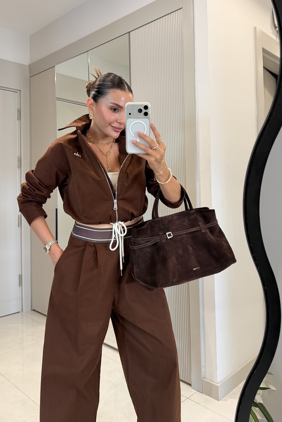 Spain Kahve Gabardin Marka Model Takım