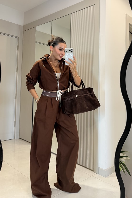 Spain Kahve Gabardin Marka Model Takım