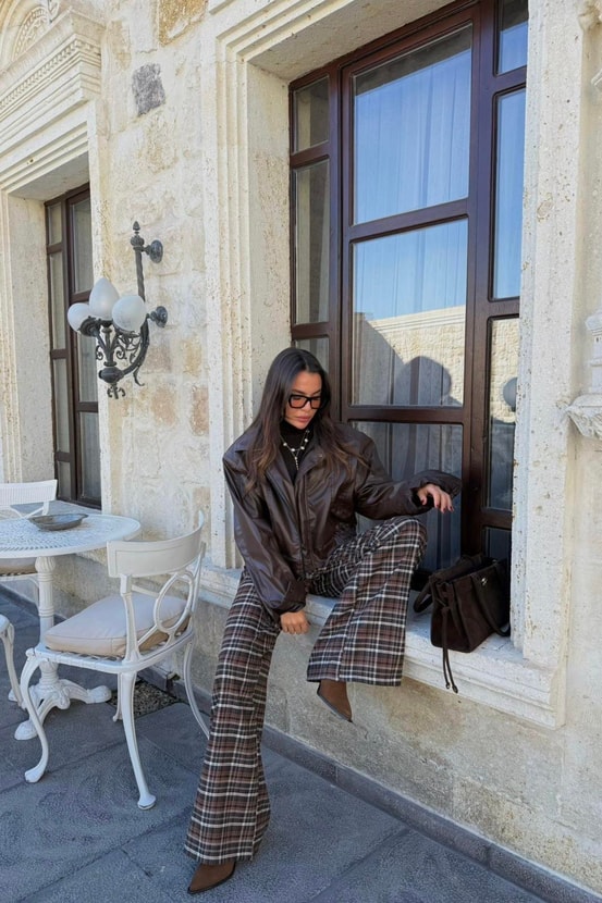 Terazza Ekose Pantolon