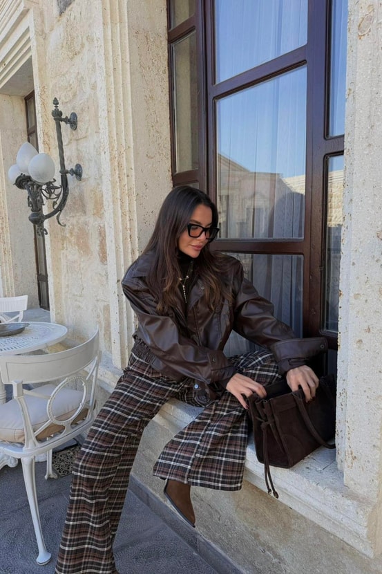 Terazza Ekose Pantolon