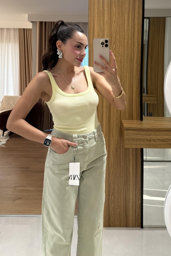 Theron Sarı Fitilli Atlet 