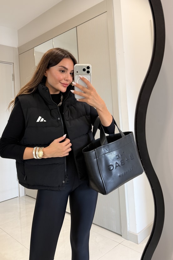 Velior Siyah Marka Model Şişme Yelek