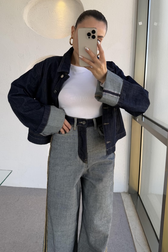 Werner Ters Dikişli Jean