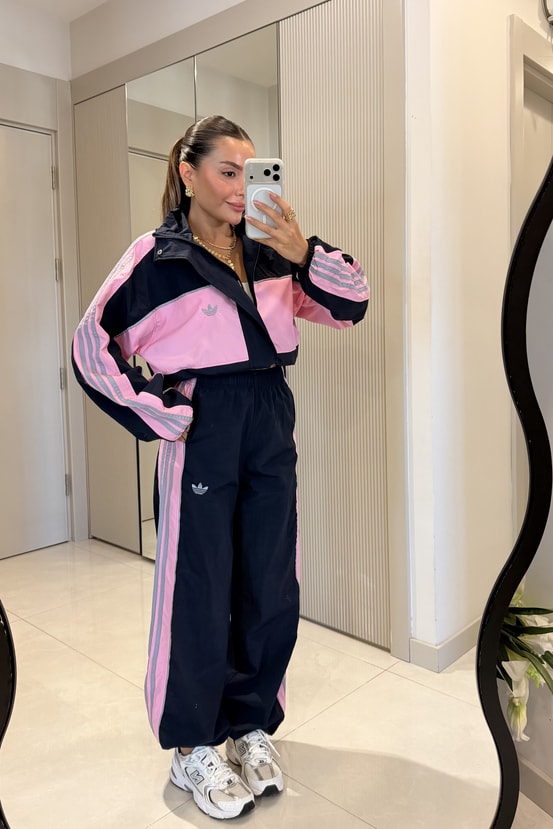 Winslet Pembe Renk Bloklu Marka Model Takım