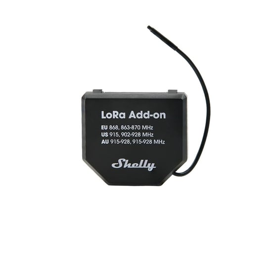 Shelly LoRa Add-on uzun menzilli iletişim modülü ön görünüm