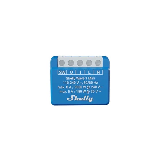 Shelly Wave 1 Mini LR Z-Wave akıllı röle ürün görseli