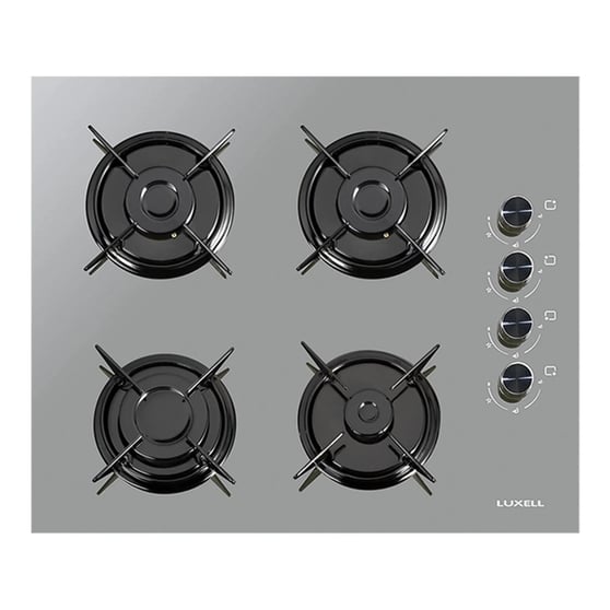LUXELL OC88 ANTRASİT ANKASTRE OCAK