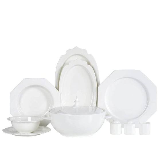 Korkmaz A8321 Mavera Coll. 60 Parça Yemek Takımı Sade