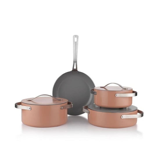 Schafer 1S4660-21003-ROS01 Moonlight Seramik Tencere Seti 7 Parça-Rosegold