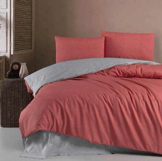 Schafer 3St610-32902-Kmt01 Perry Çift Kişilik Nevresim Takımı 4 Parça-Kiremit
