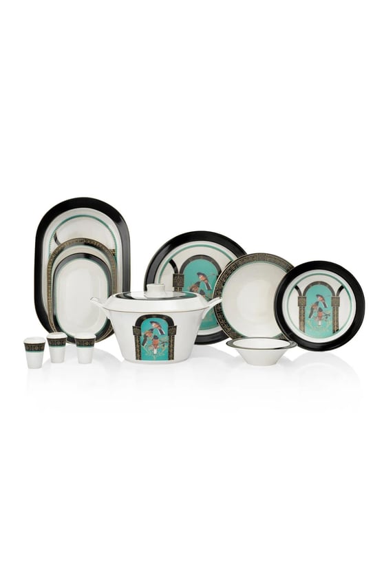 Schafer 1S9017-01001-SIY02 Tılsım Dreamy Yemek Takımı 60 Parça-Siyah