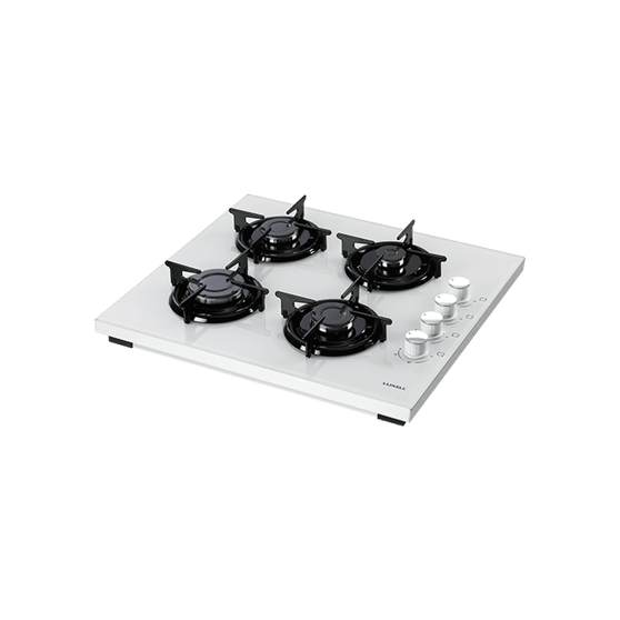 LUXELL LX-40TSHDF BEYAZ ÇERÇEVELİ CAM SETÜSTÜ OCAK 