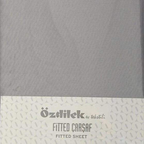 Özdilek Çarşaf Fıtted. Yst. Ranforce 100*200 Gümüş Colourist