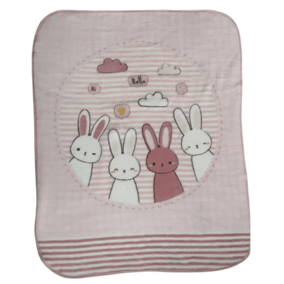 Özdilek Battaniye Bebek Hel.Rabbıt Pembe