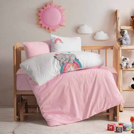 Cotton Box Lucky Bebe Nevresim Takımı Pembe