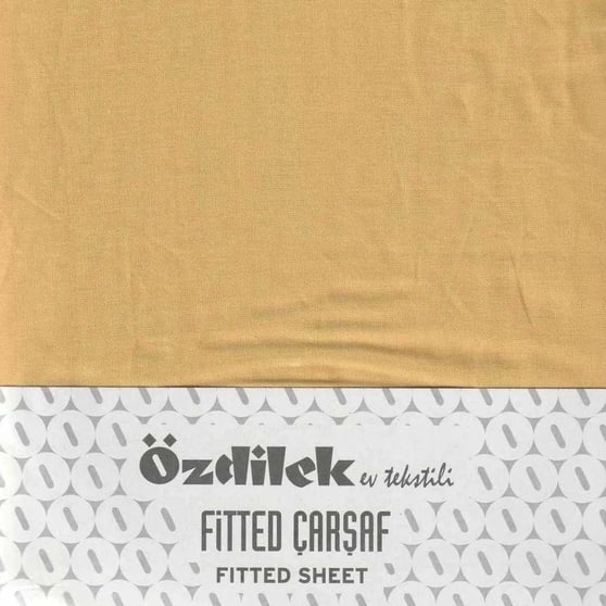 Özdilek Lastikli Fitted Battal Boy Çarşaf Takımı 180*200 Gold