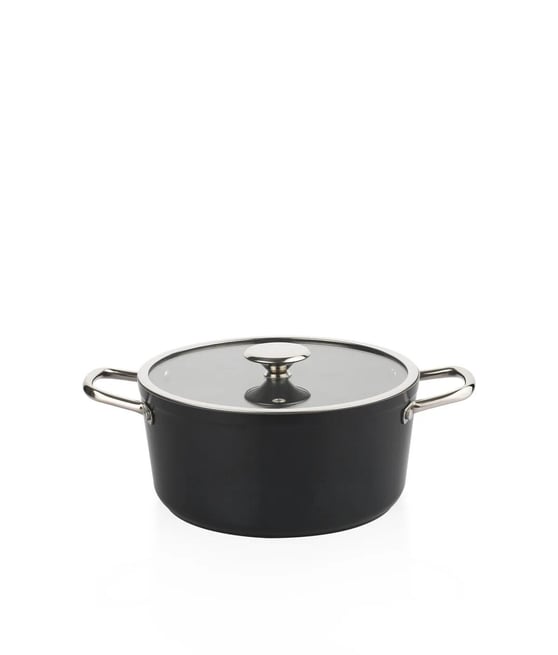 Schafer 1S2438-21003-SIY01 Gravita Seramik Tencere Seti 7 Parça-Siyah