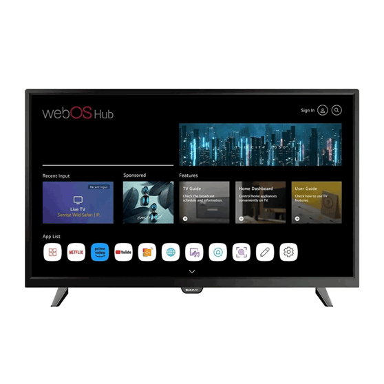 SUNNY 32DAL540-0276 32 HD READY WEBOS 2.0