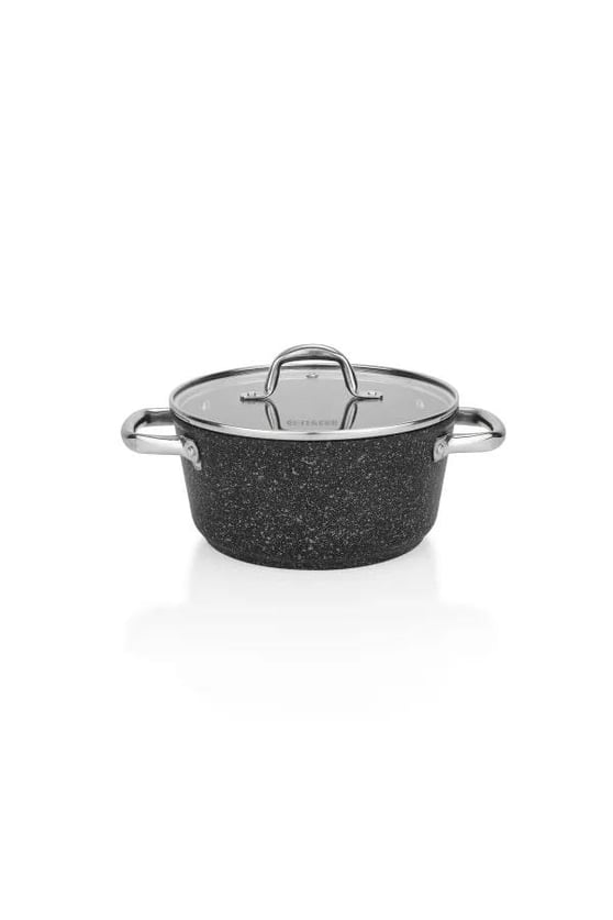 Schafer 1S4648 Dark Millard Y.Y.Tencere Seti 7 Parça Siyah